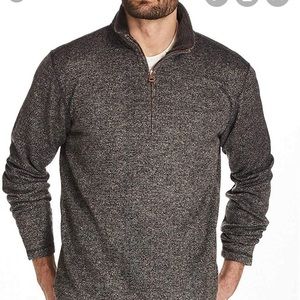 Original Weatherproof Orange Zip Sweater